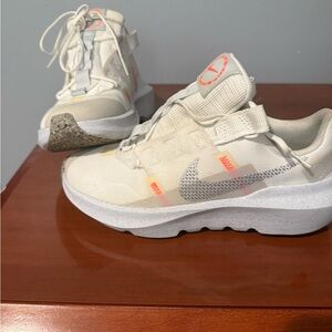 Nike Off-White and Gray Sneakers